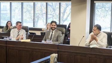 Trustee Arsh Kaler swearing in ceremony