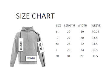 Clothing size chart