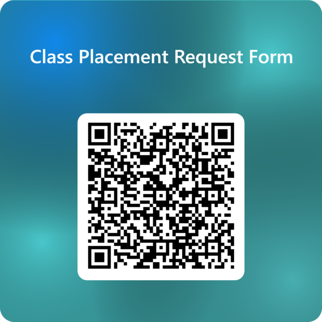 Class Placement Request Form